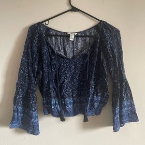 Floral Boho Crop Top